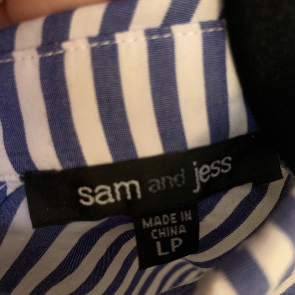 Chambray pin striped shirt dress - Picture 4 of 5